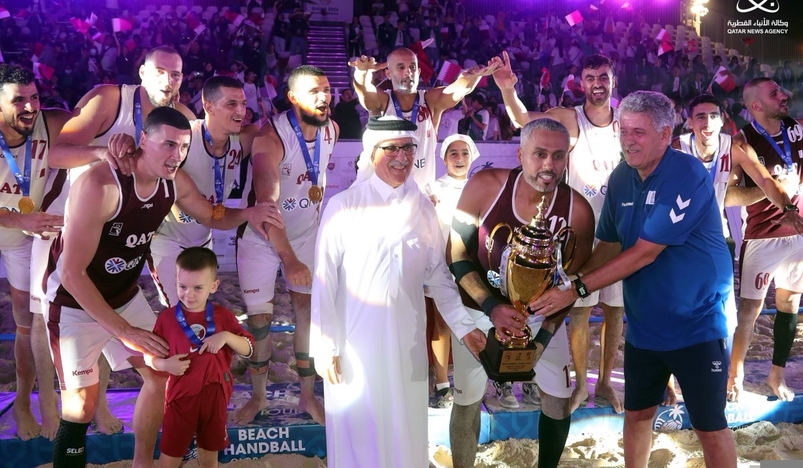 Qatar Secures Victory in Beach Handball Global Tour Finals by Defeating Brazil